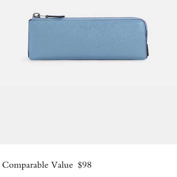 Coach if course Accessories - Coach organizational case. Gunmetal/Denuim NWT💗price is firm💗